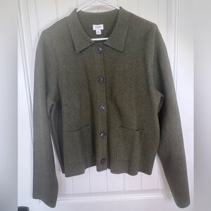 JCrew Collared Lady Cardigan Sweater